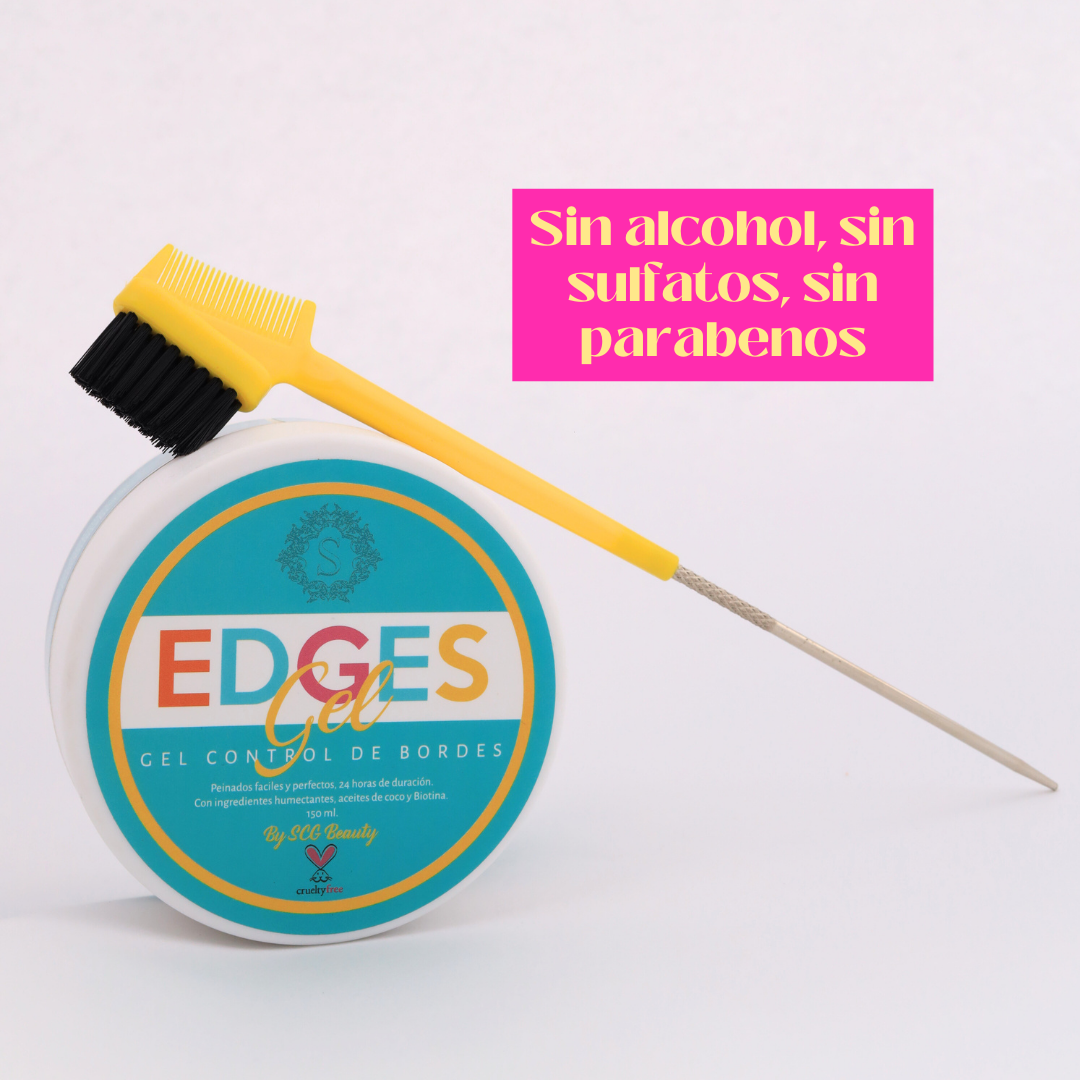 Combo Edges Gel Y Cepillo Para Babyhairs