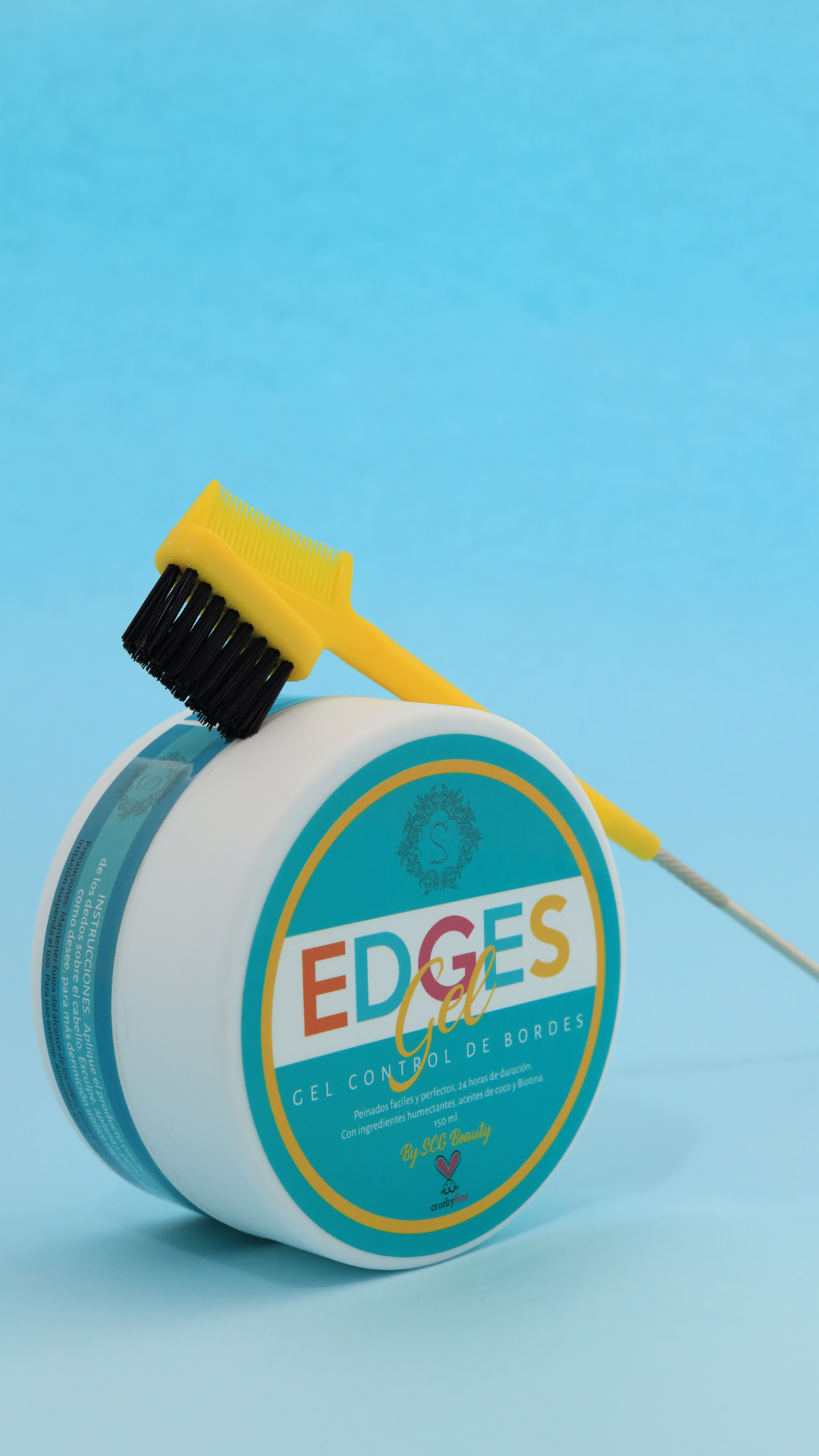 Combo Edges Gel Y Cepillo Para Babyhairs